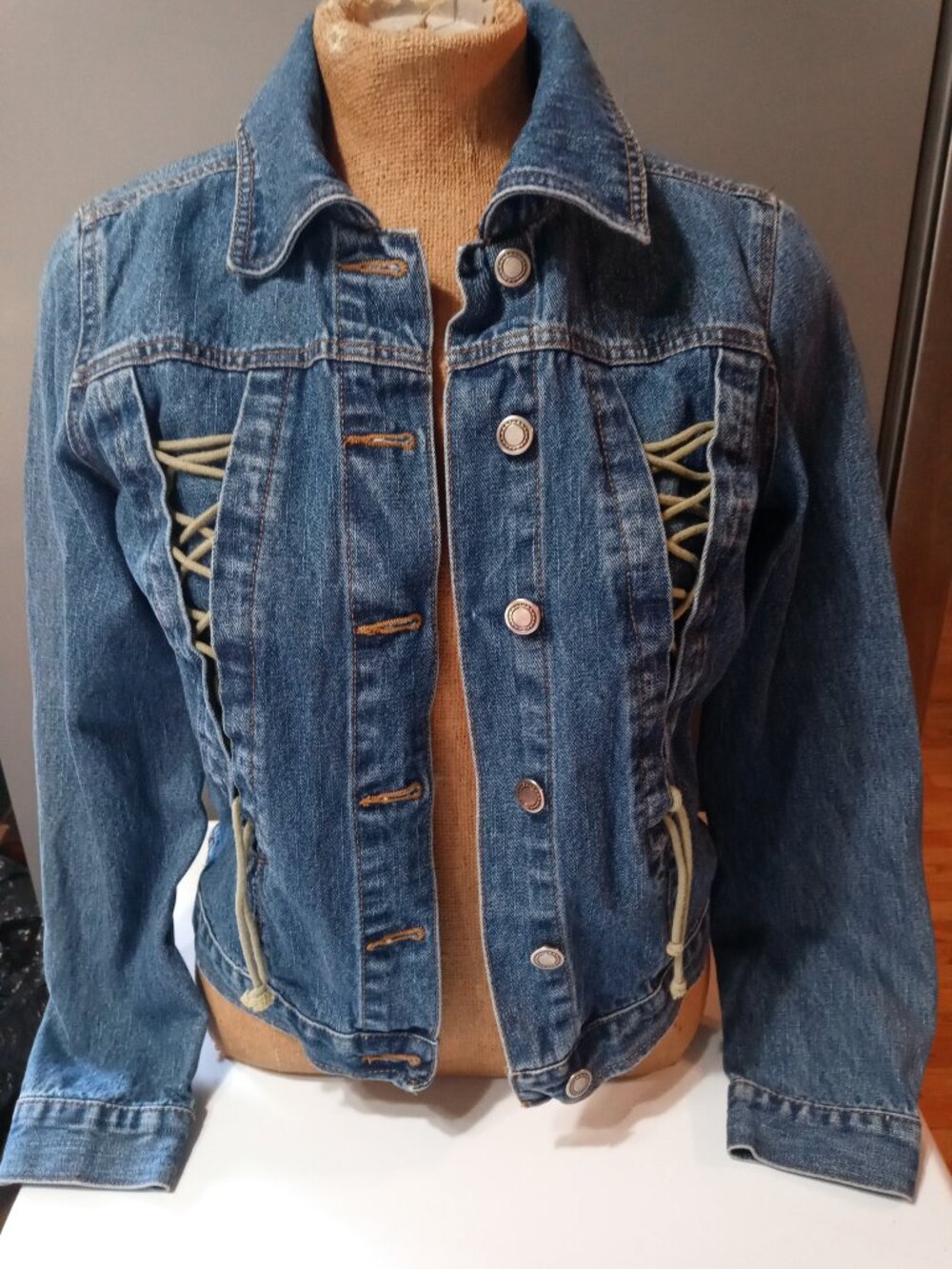 Faded Glory Original Denim Jacket Size Medium